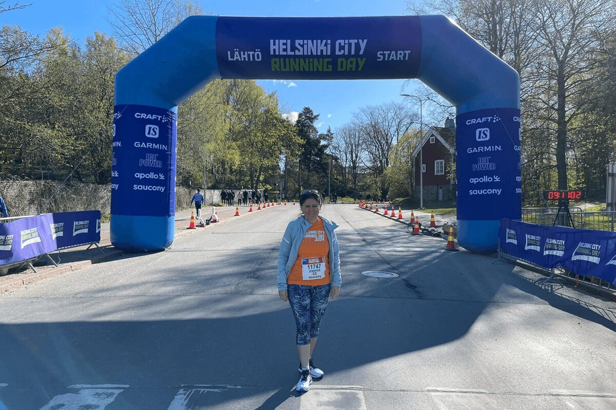 Jennifer Abderhalden Helsinki Marathon